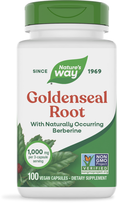 <{%PRIMARY_13800%}>Nature's Way® | Goldenseal Root, 100 capsules