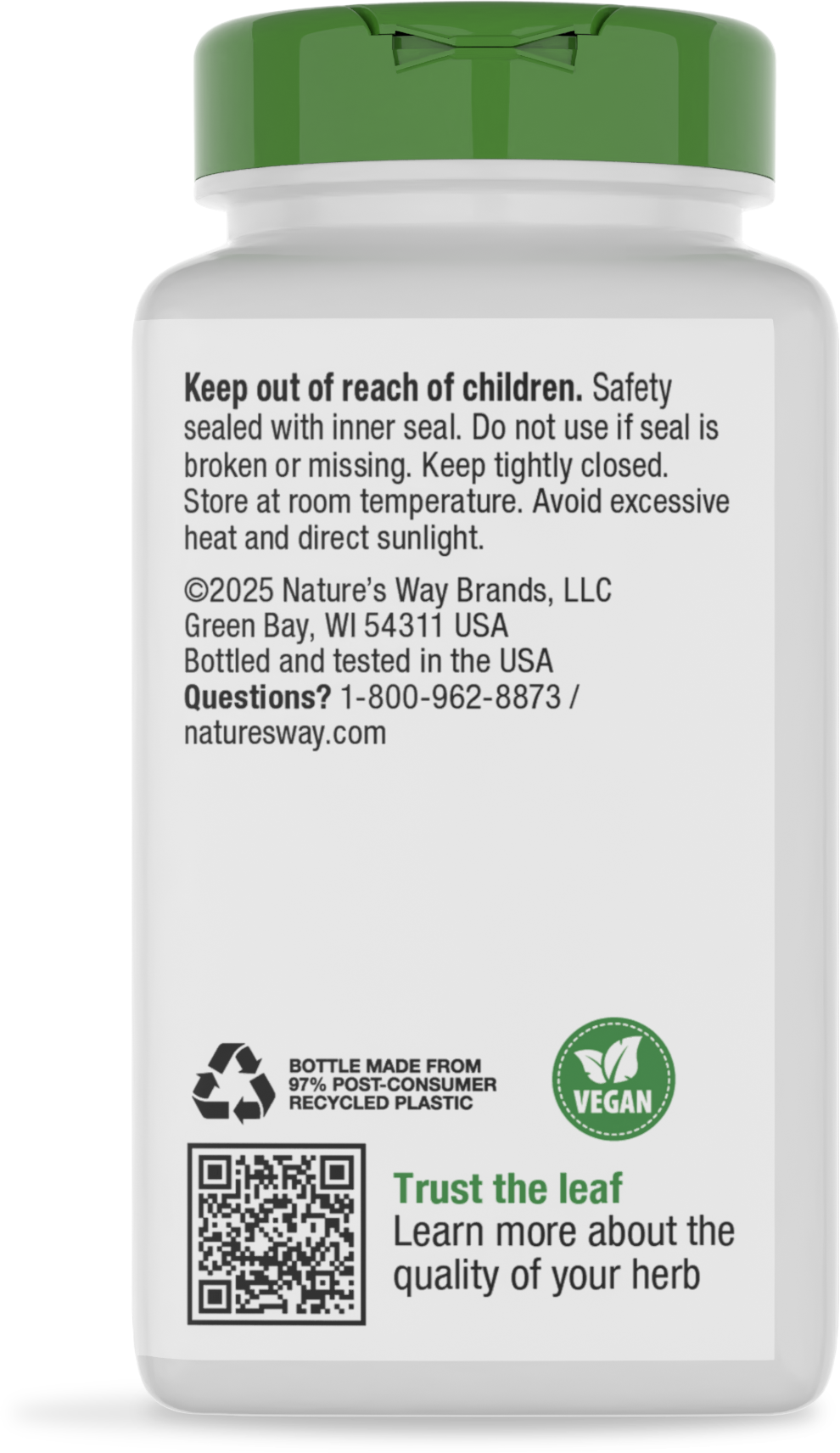 <{%MAIN4_15408%}>Nature's Way® | Pau d'Arco Inner Bark - back of pack