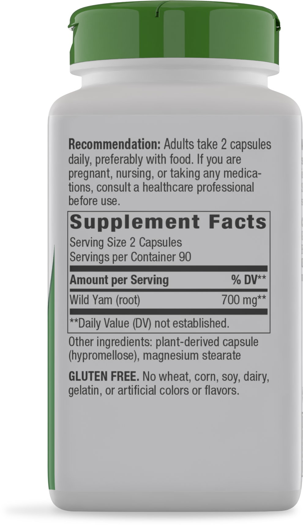 <{%MAIN10_15350%}>Nature's Way® | Wild Yam Root - right side of pack