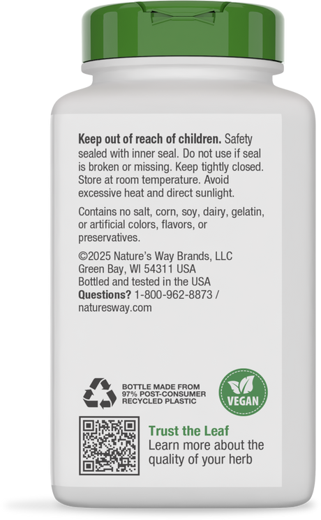 <{%MAIN20_11924%}>Nature's Way® | Fenugreek Seed - back of pack