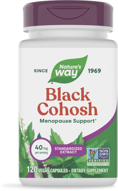 <{%PRIMARY_15353E%}>Nature's Way® | Black Cohosh, 120 capsules