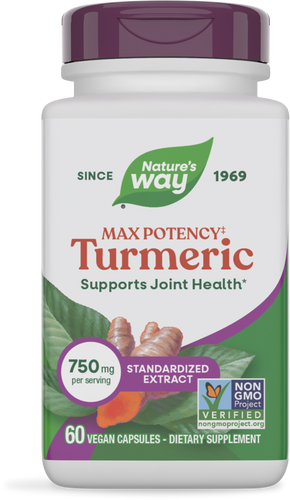 Nature's Way® | Turmeric Max Potency, 60 capsules Sku:10260E