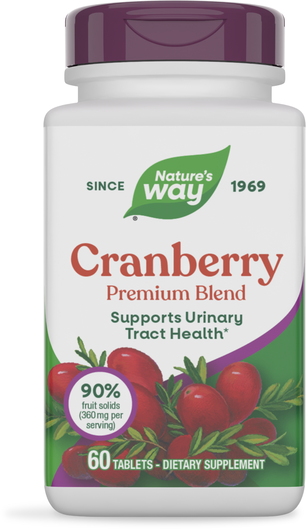 <{%PRIMARY_15020E%}>Nature's Way® | Cranberry Premium Blend, 60 tablets