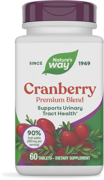 <{%PRIMARY_15020E%}>Nature's Way® | Cranberry Premium Blend, 60 tablets