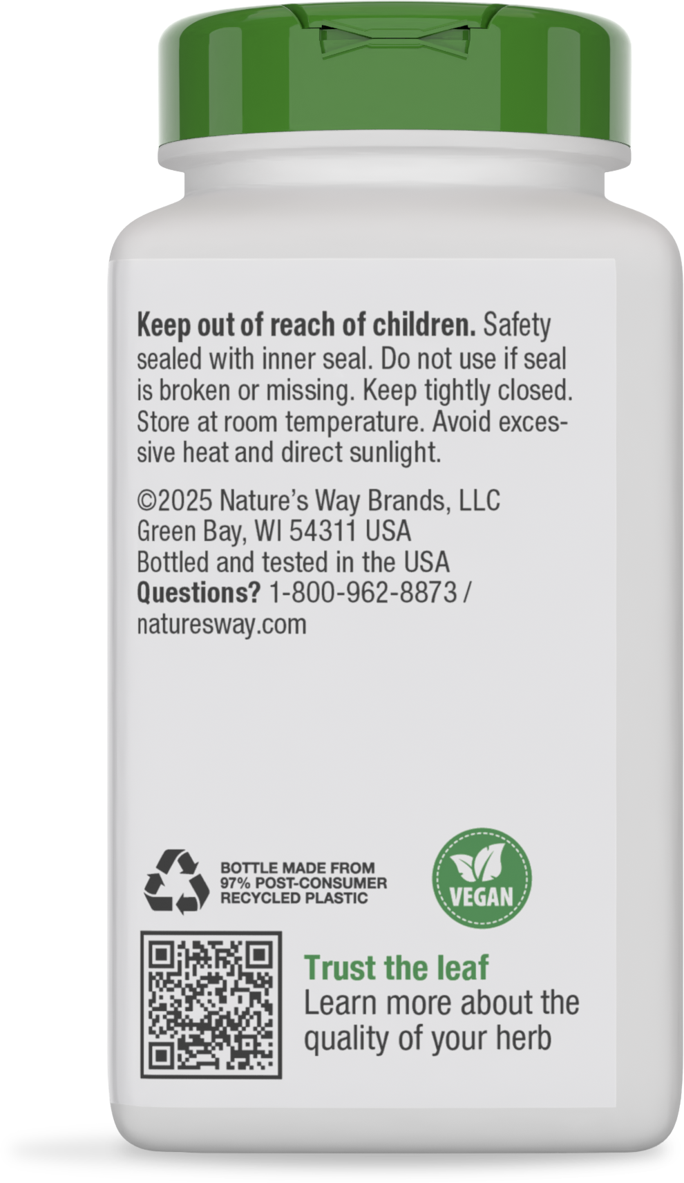 <{%MAIN12_15350%}>Nature's Way® | Wild Yam Root - back of pack