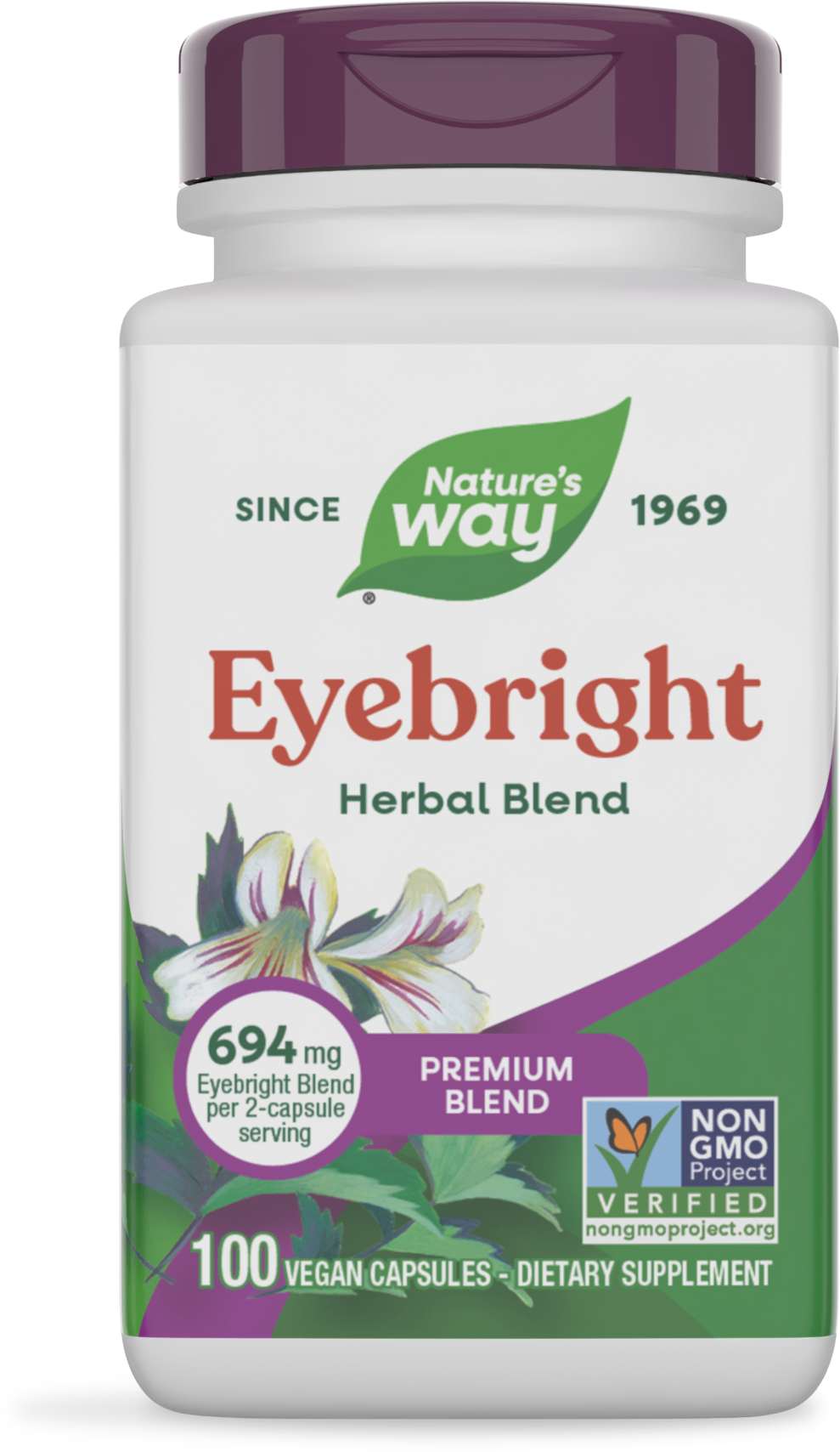 <{%PRIMARY_380%}>Nature's Way® | Eyebright Premium Blend, 100 capsules