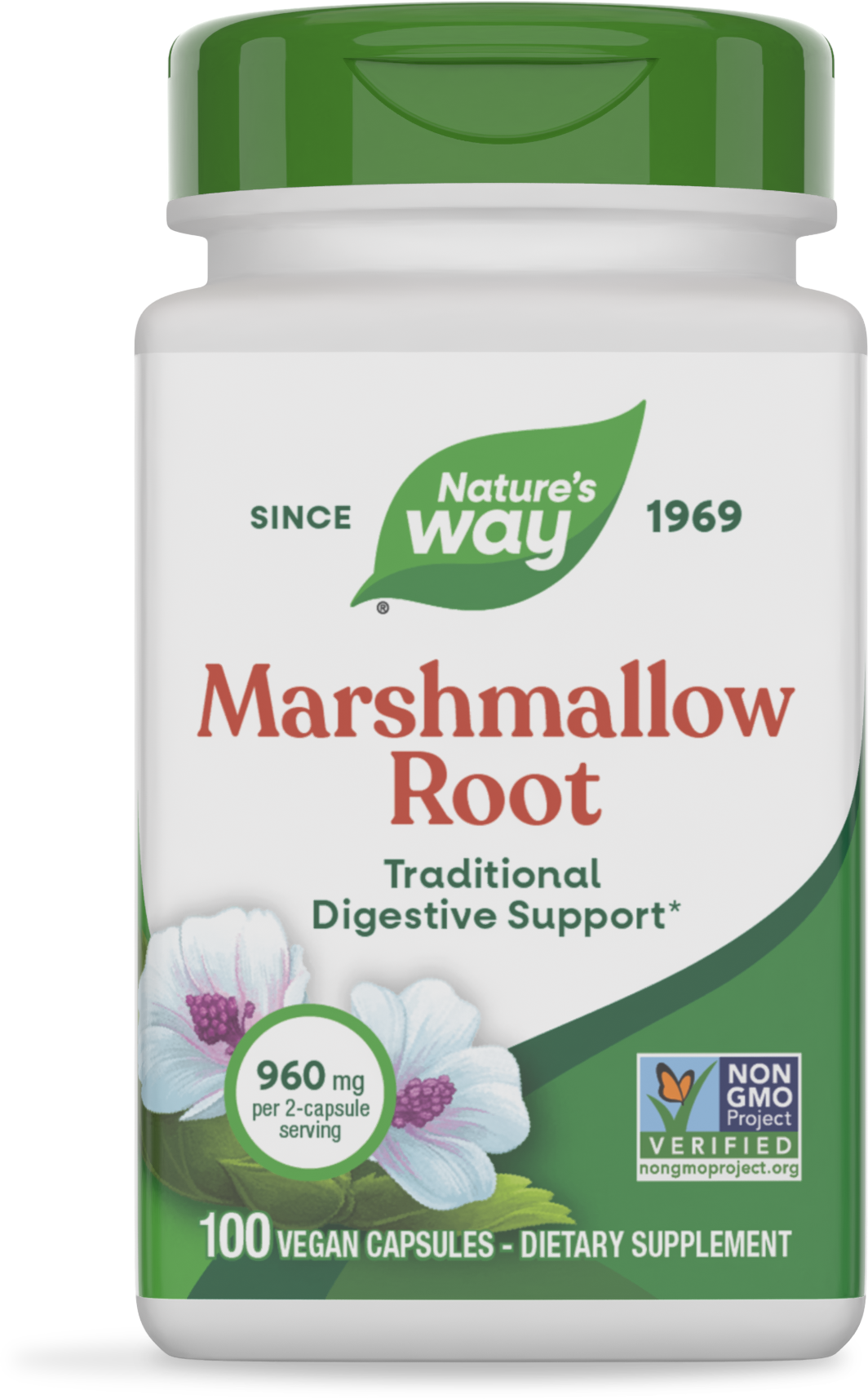 <{%PRIMARY_14800E%}>Nature's Way® | Marshmallow Root, 100 capsules