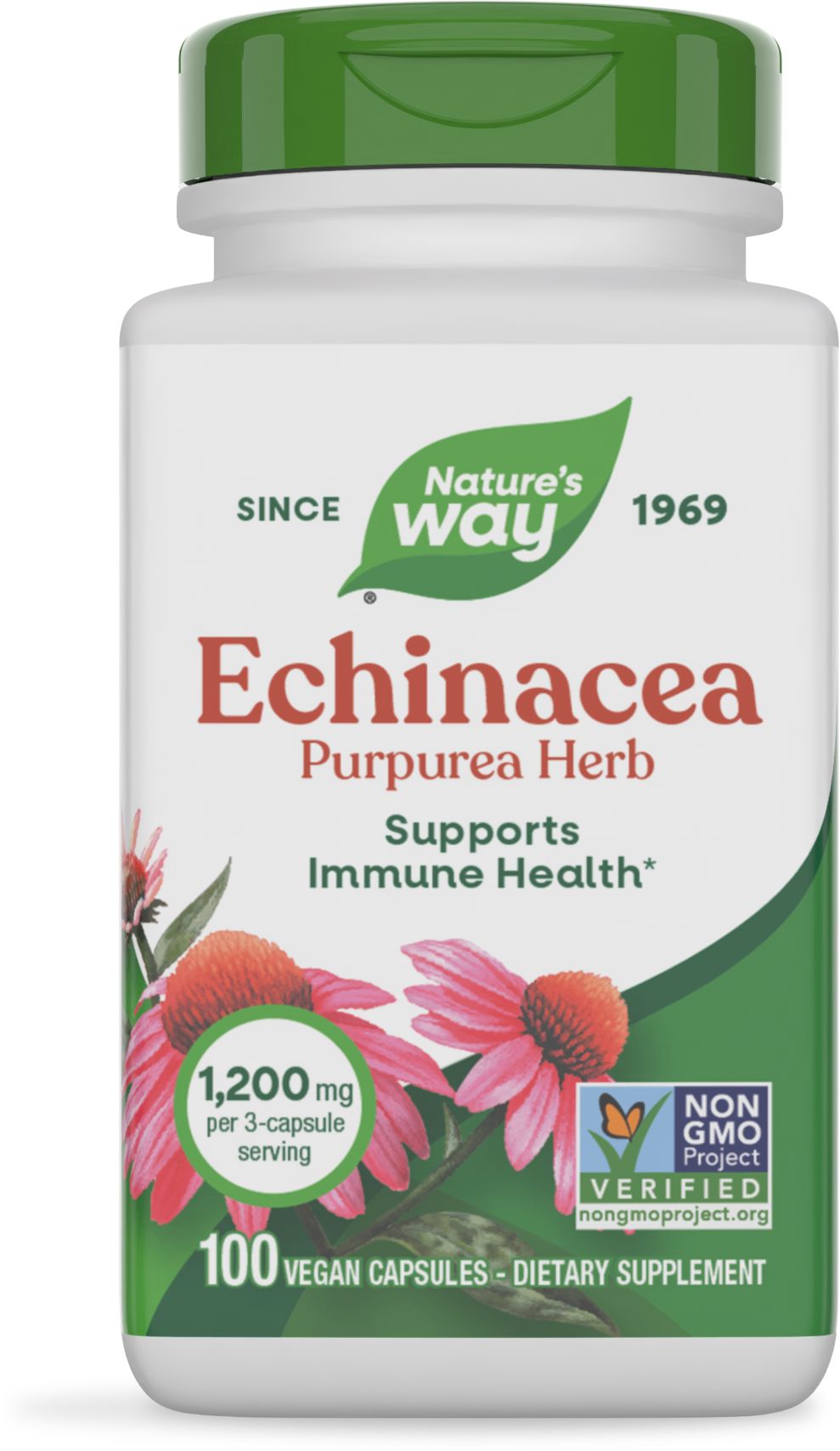 <{%PRIMARY_12400E%}>Nature's Way® | Echinacea, 100 capsules