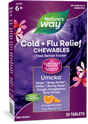 <{%PRIMARY_15161E%}>Nature's Way® | Umcka Cold+Flu Relief Chewables, 20 chewables, Orange