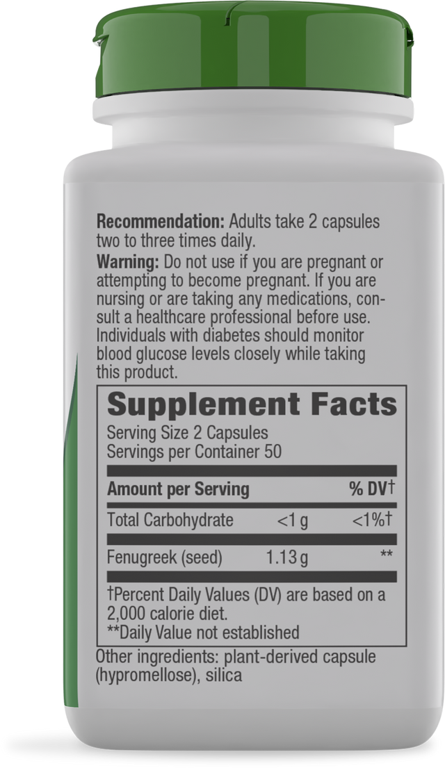 <{%MAIN2_12800%}>Nature's Way® | Fenugreek Seed - right side of pack