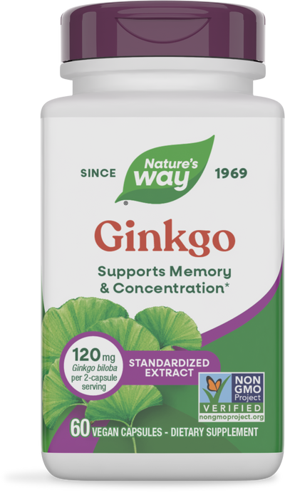 <{%PRIMARY_61600%}>Nature's Way® | Ginkgo, 60 capsules