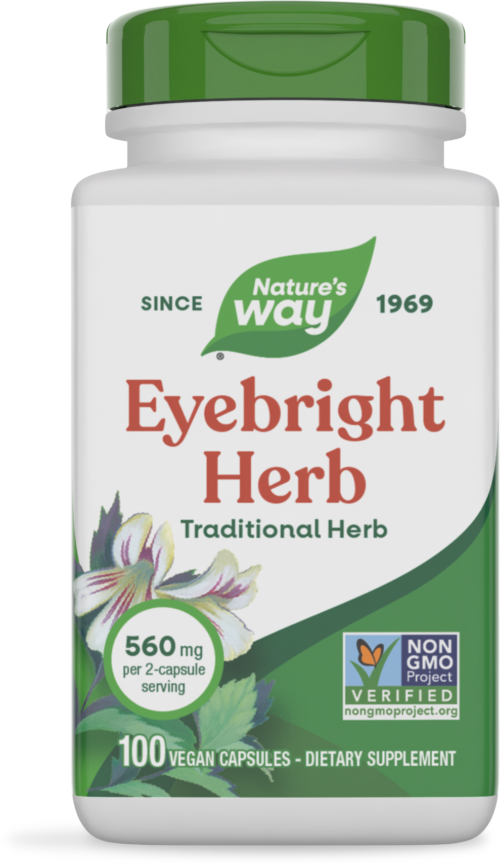 <{%PRIMARY_12500E%}>Nature's Way® | Eyebright Herb, 100 capsules