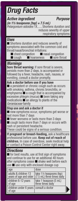 <{%MAIN2_15794%}>Nature's Way® | Umcka Zero Sugar Cold Relief Syrup - right side of pack