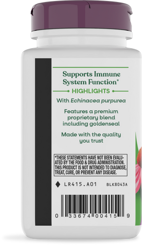 Nature's Way® | Echinacea Goldenseal Premium Blend - left side of pack Sku:415