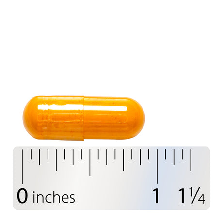 <{%MAIN5_10260%}>Nature's Way® | Turmeric Max Potency - Capsule and ruler