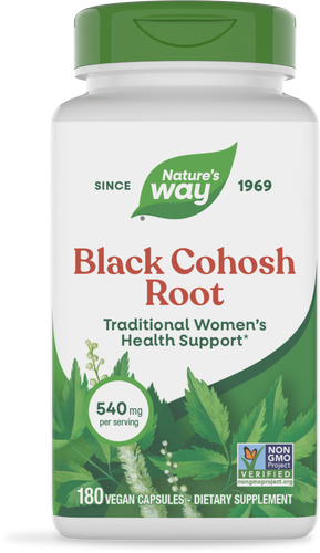 Nature's Way® | Black Cohosh Root, 180 capsules Sku:14690