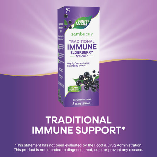 Nature's Way® | Sambucus Traditional Immune Elderberry Syrup Sku:15332