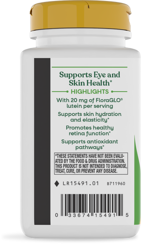 Nature's Way® | Lutein - left side of pack Sku:15491