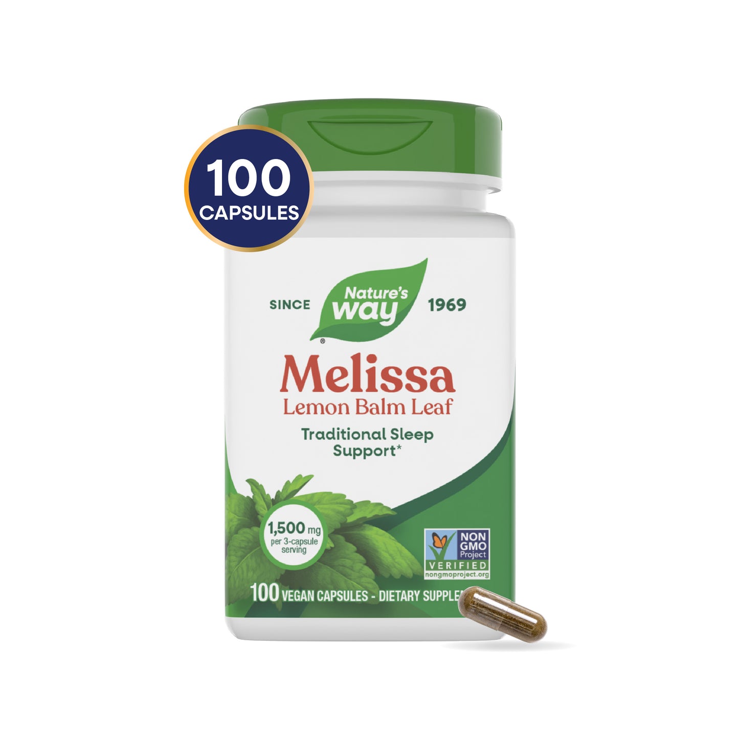 <{%MAIN8_14650%}>Nature's Way® | Melissa-Lemon Balm Leaf