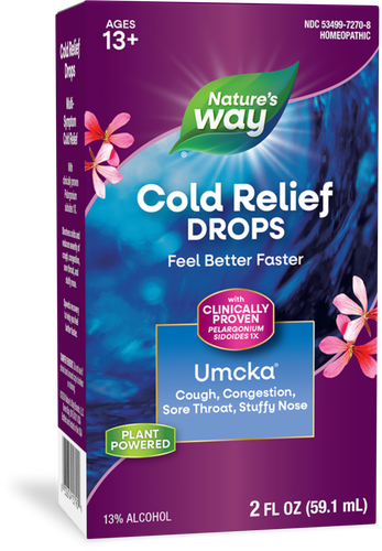 Nature's Way® | Umcka ColdCare Original Drops, 2 fl oz (59.1 ml) Sku:15790