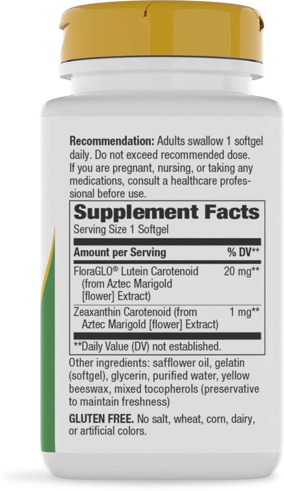<{%MAIN2_15491%}>Nature's Way® | Lutein - right side of pack