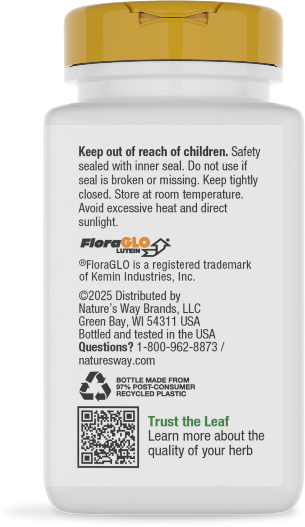 <{%MAIN4_15491%}>Nature's Way® | Lutein - back of pack