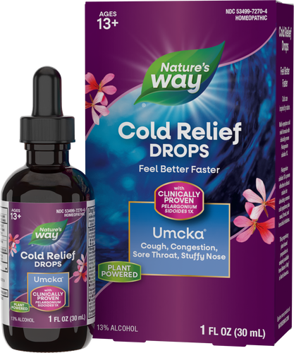Nature's Way® | Umcka ColdCare Original Drops, 1 fl oz (30 ml) Sku:15270