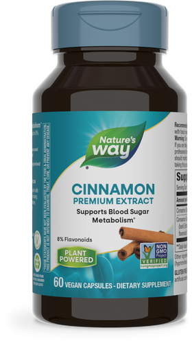 Nature's Way® | Cinnamon Premium Extract, 60 capsules Sku:15492