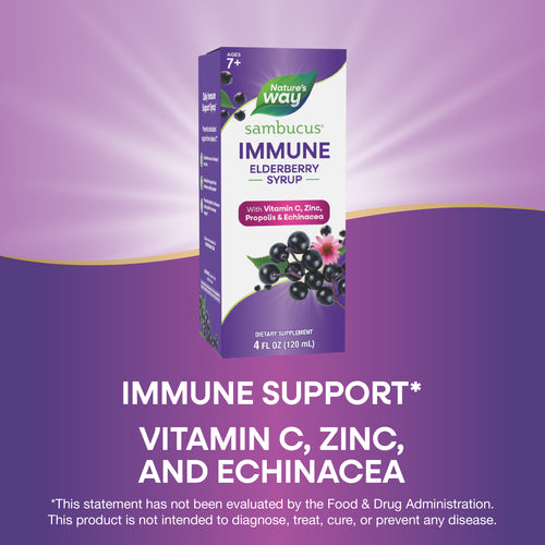 Nature's Way® | Sambucus Immune Elderberry Syrup Sku:6974