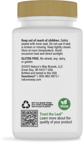 Nature's Way® | Zinc Lozenges - back of pack Sku:41092