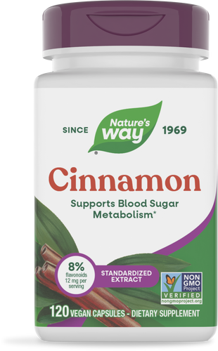 Nature's Way® | Cinnamon, 120 capsules Sku:15082
