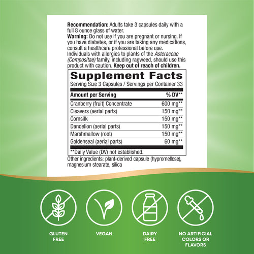 Nature's Way® | Urinary with Cranberry Premium Blend Sku:79320