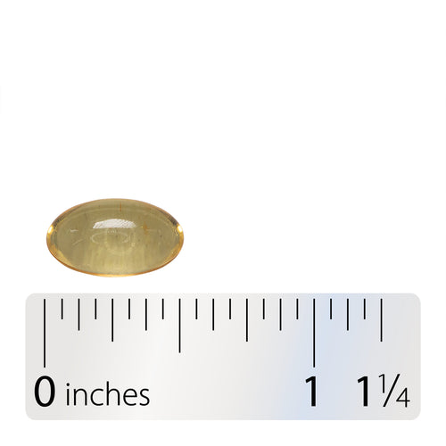 Nature's Way® | Vitamin D3 - Softgel and ruler Sku:15604