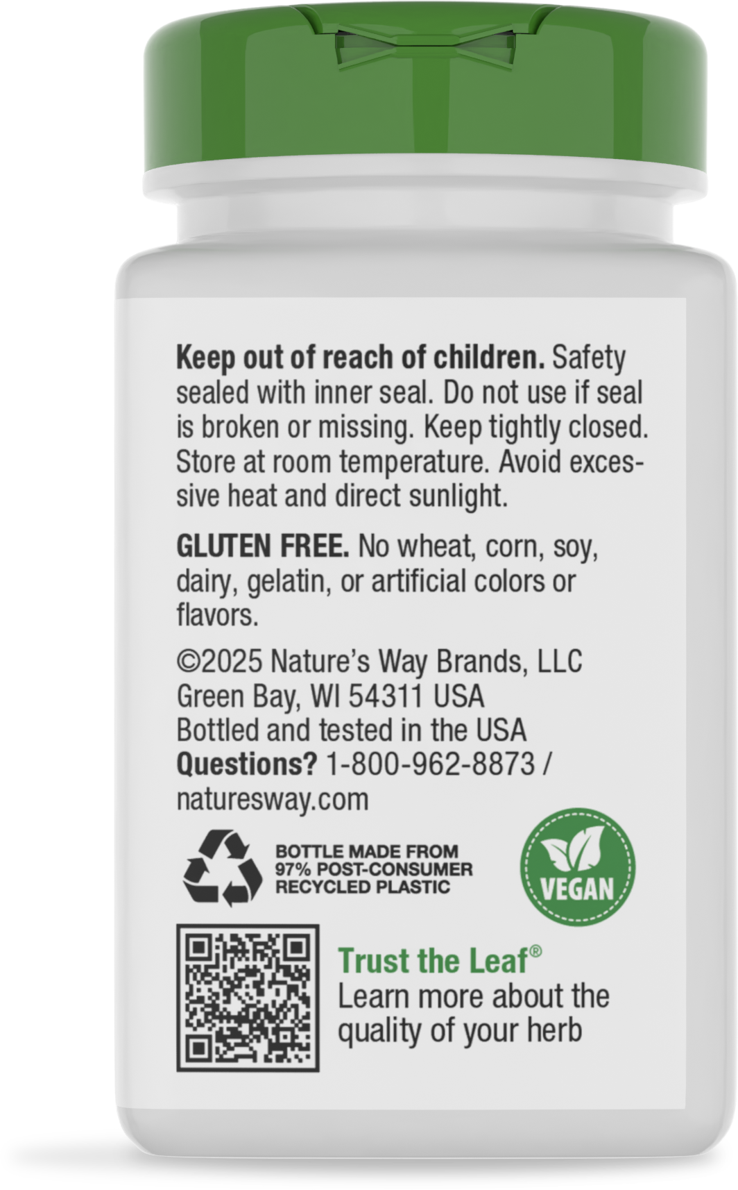 <{%MAIN11_13300%}>Nature's Way® | Asian Ginseng - back of pack