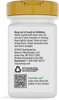 Nature's Way® | Vitamin D3 - back of pack Sku:15590