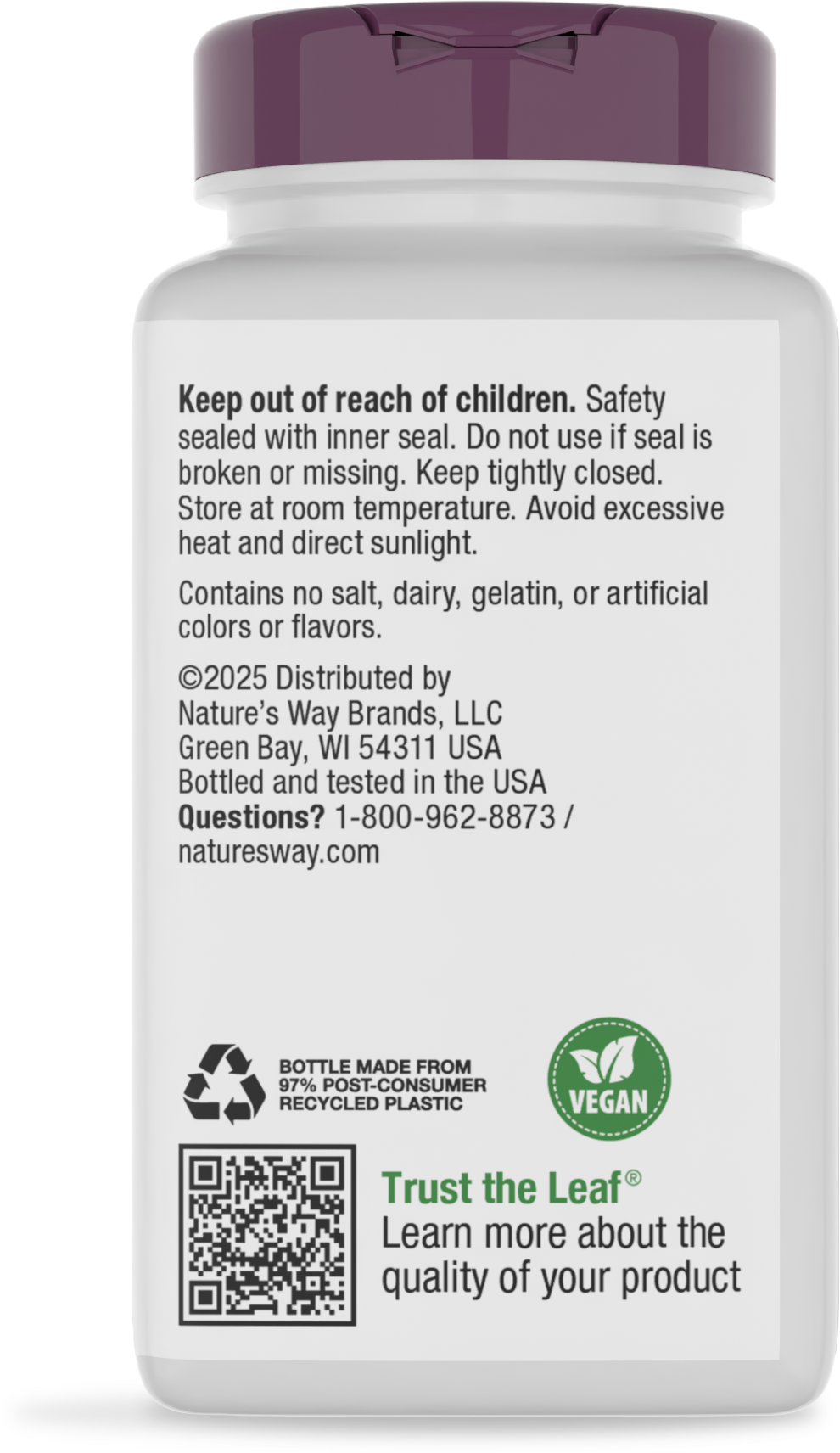 <{%MAIN4_02490%}>Nature's Way® | Acid-Ease - back of pack