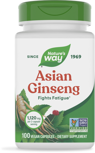 Nature's Way® | Asian Ginseng, 100 capsules Sku:13300
