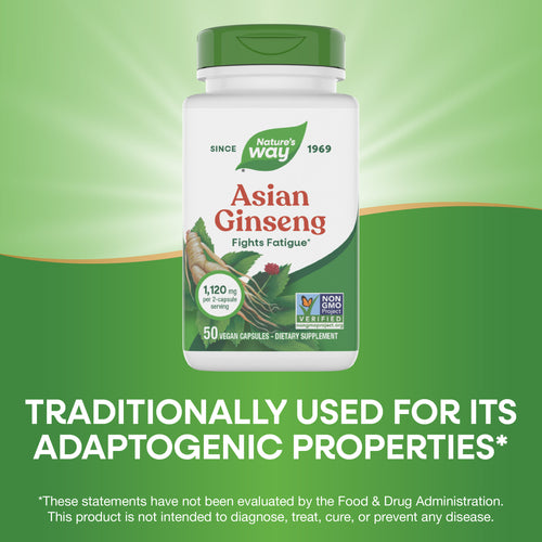 Nature's Way® | Asian Ginseng Sku:13400