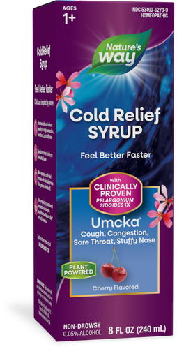 Nature's Way® | Umcka Cold Relief Syrup, 8 fl oz (240 ml), Cherry Sku:15793