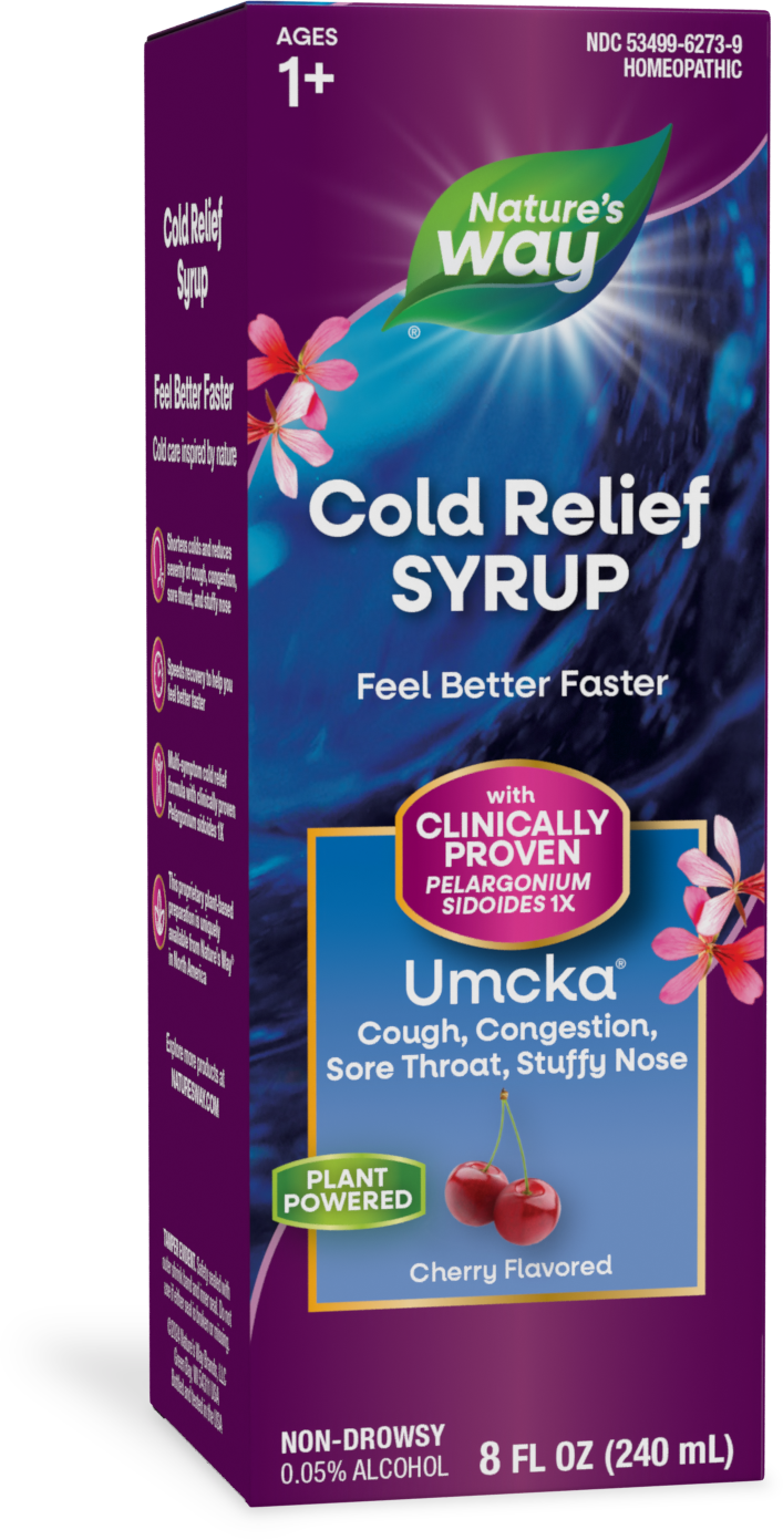 <{%PRIMARY_15793%}>Nature's Way® | Umcka Cold Relief Syrup, 8 fl oz (240 ml), Cherry
