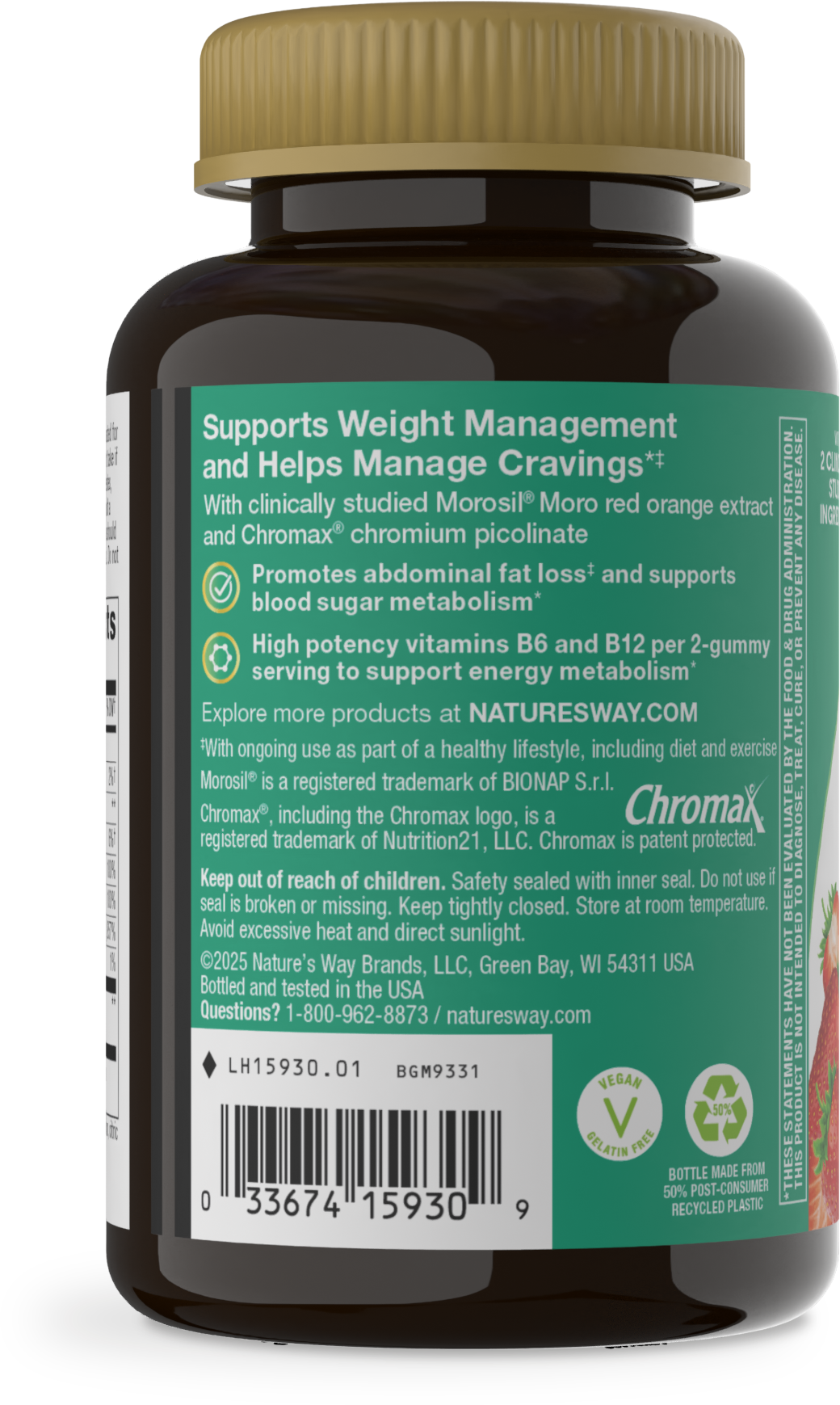 <{%MAIN2_15930%}>Nature's Way® | Weight Manager Gummy - left side of pack