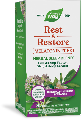 Nature's Way® | Rest and Restore, 30 capsules Sku:15763