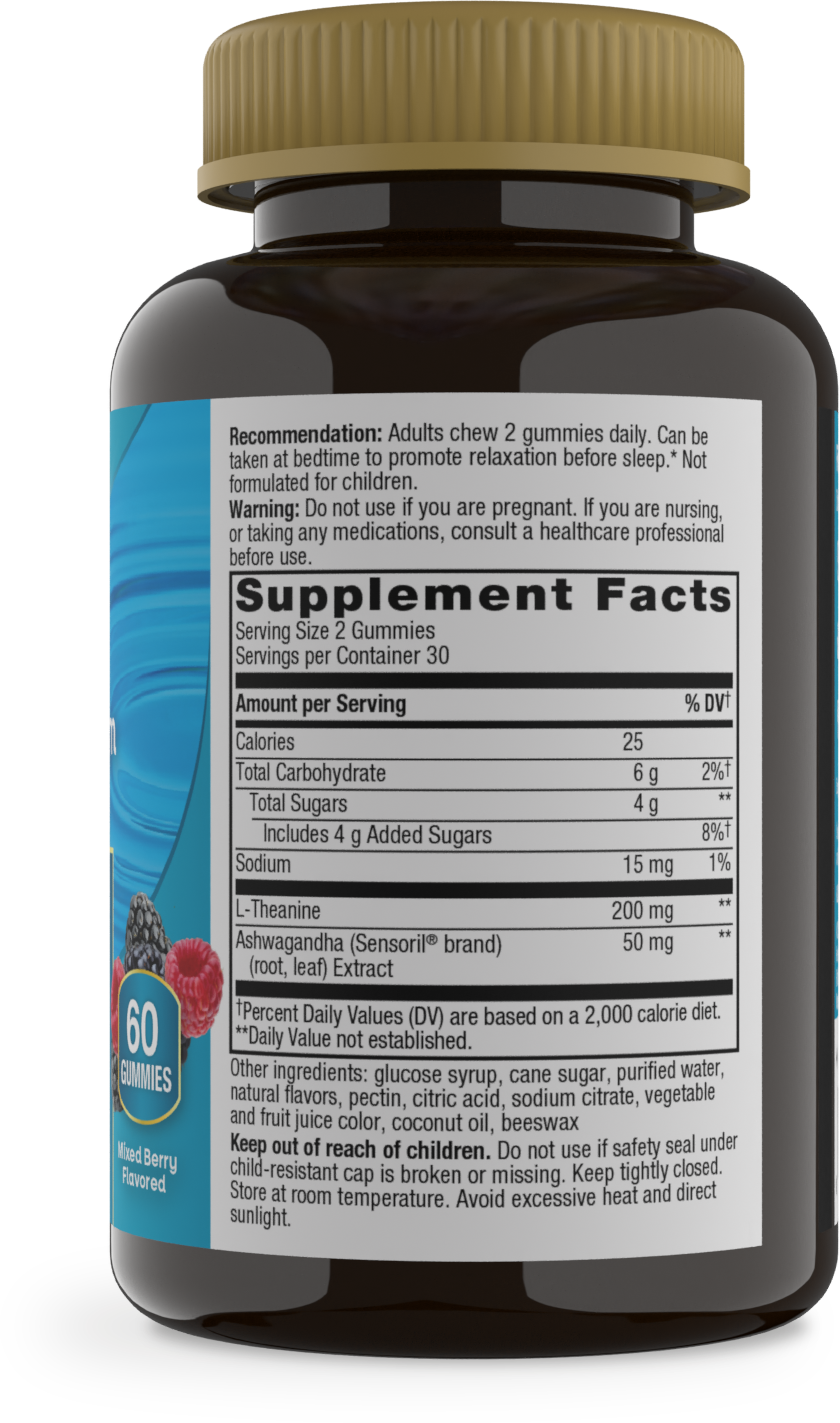 <{%MAIN1_14390%}>Nature's Way® | Quick Calm Gummy - right side of pack