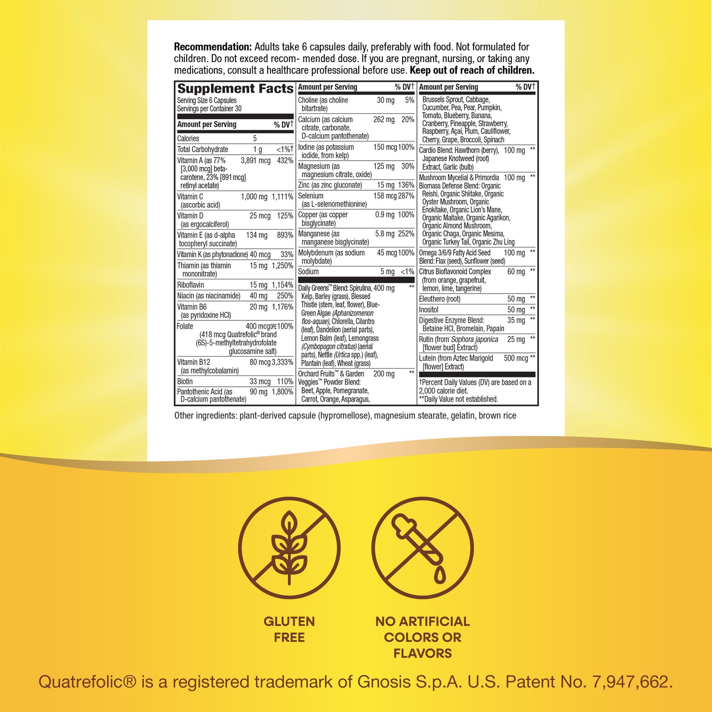 <{%MAIN13_15709%}>Nature's Way® | Alive! Max6 Potency Adult Complete Multivitamin-No Added Iron