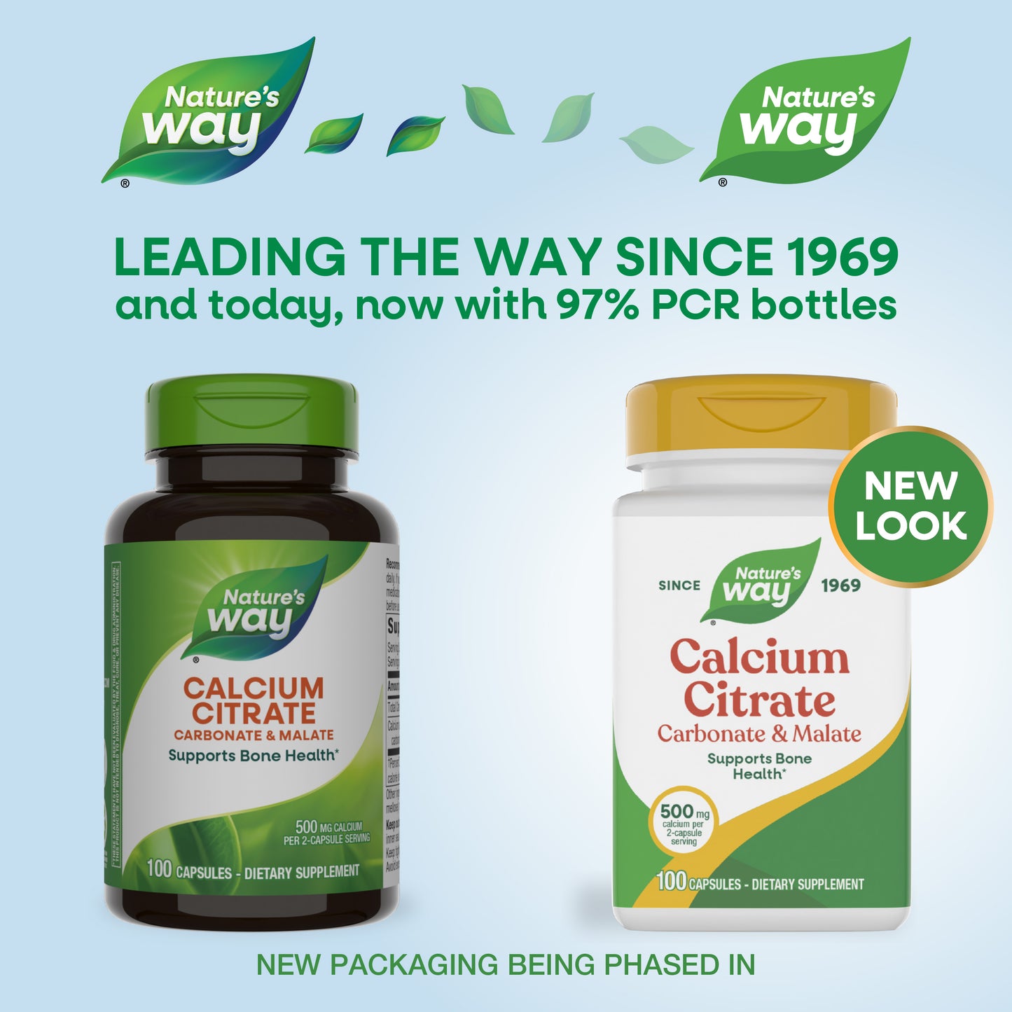 <{%MAIN9_41010%}>Nature's Way® | Calcium Citrate, Carbonate & Malate - package updates old to new