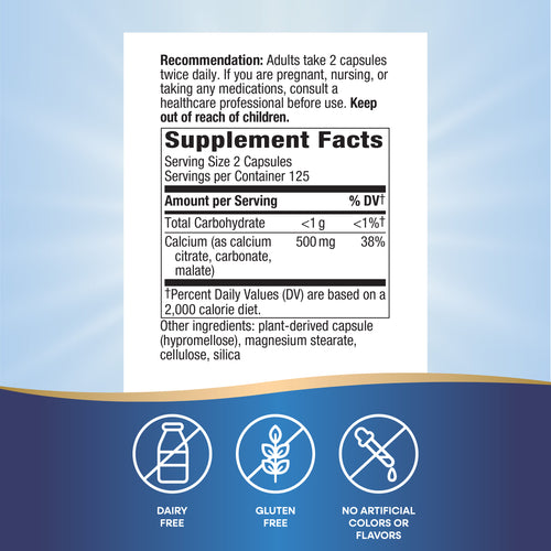 Nature's Way® | Calcium Citrate, Carbonate & Malate Sku:41011