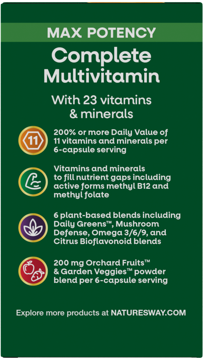 <{%MAIN4_15090%}>Nature's Way® | Alive! Max6 Max Potency Daily Multivitamin - left side of pack