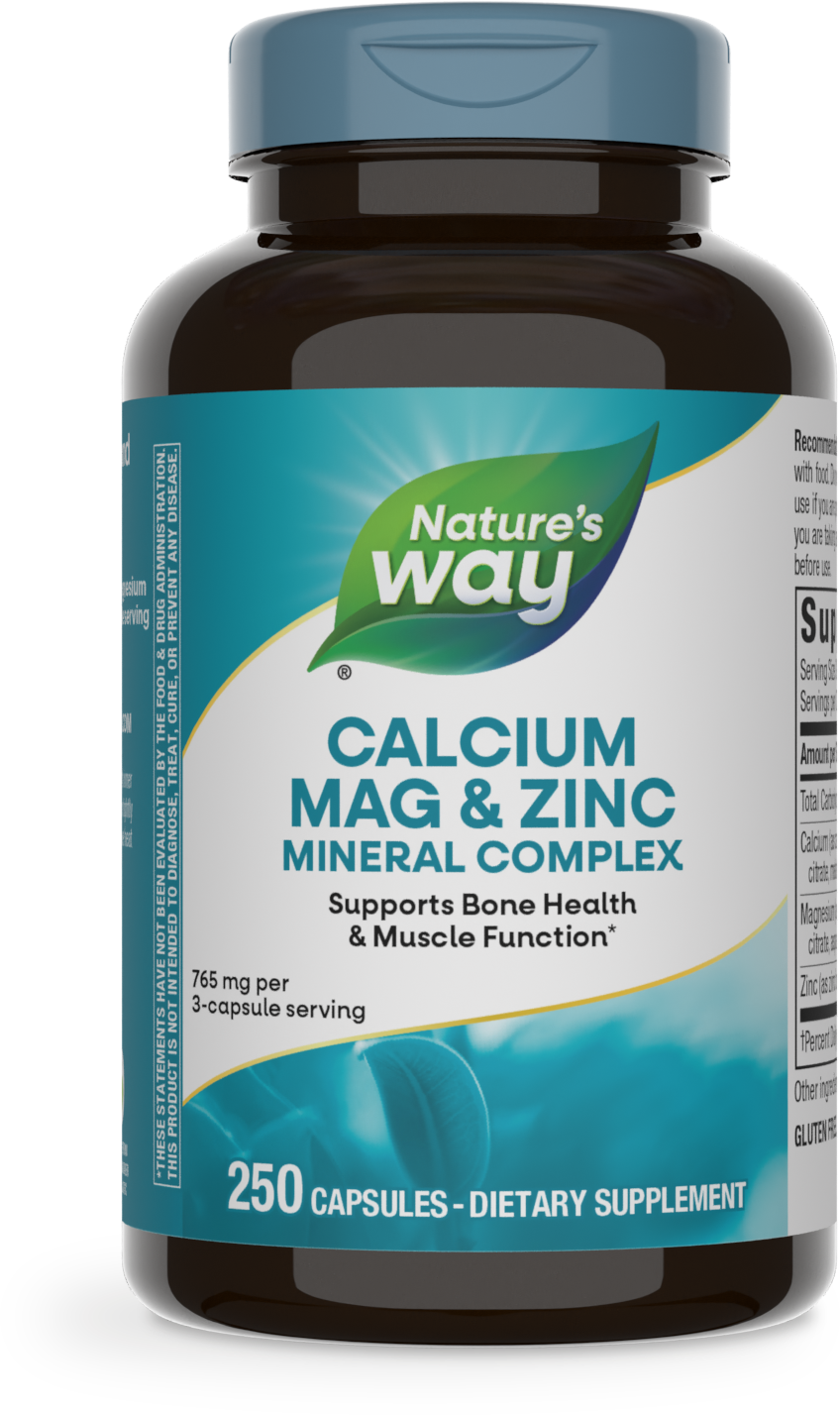 <{%PRIMARY_41411%}>Nature's Way® | Calcium-Magnesium-Zinc, 250 capsules
