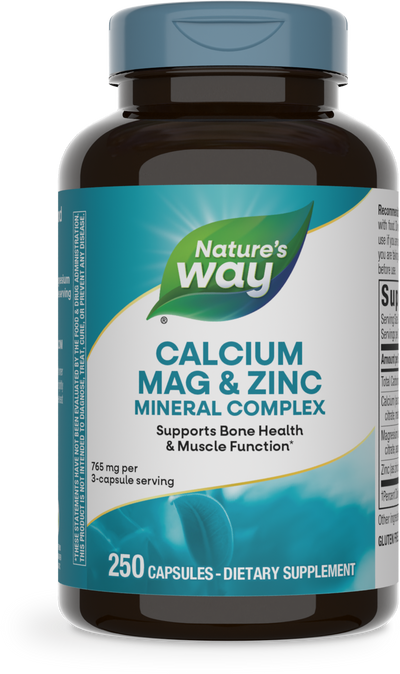 <{%PRIMARY_41411%}>Nature's Way® | Calcium-Magnesium-Zinc, 250 capsules