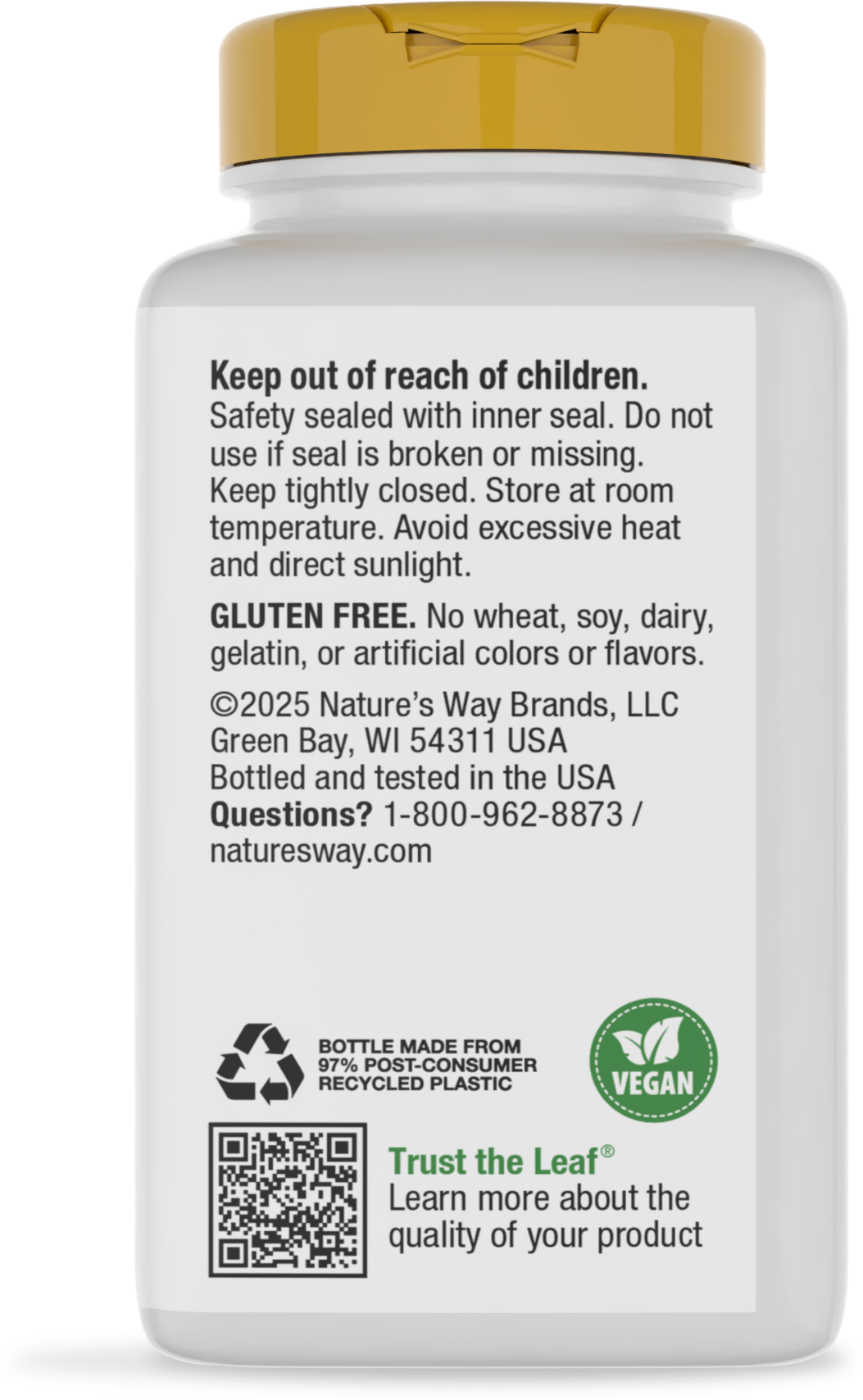 <{%MAIN4_41011%}>Nature's Way® | Calcium Citrate, Carbonate & Malate - back of pack